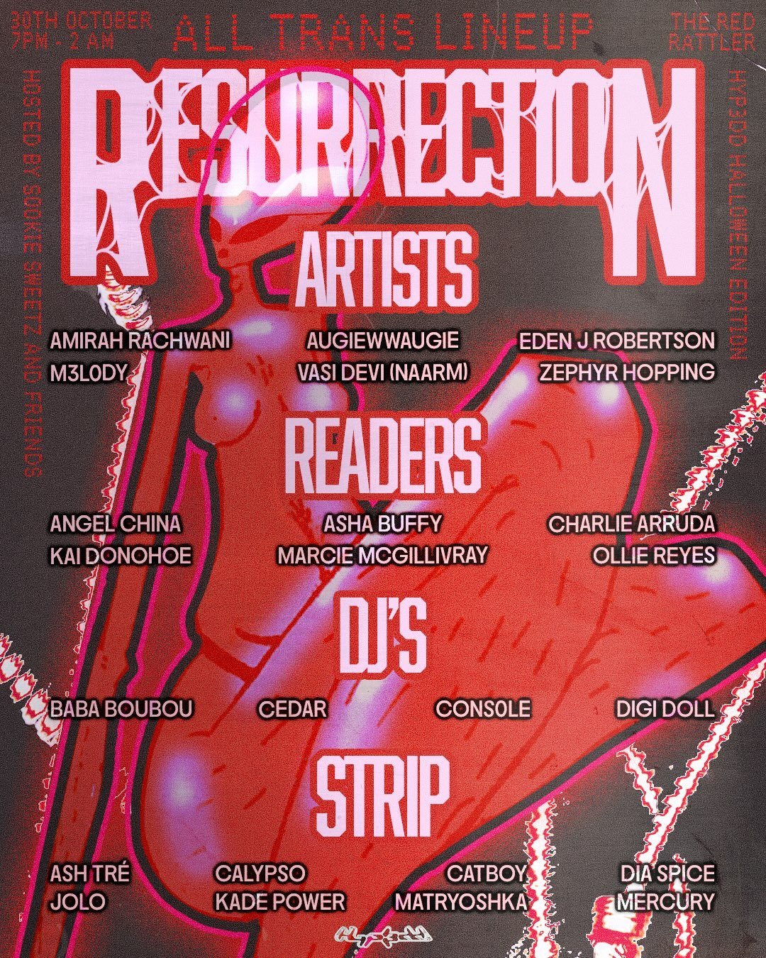 Poster: HYP3DD HALLOWEEN - RESURRECTION