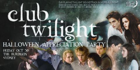 Poster: Twilight Halloween - Sydney, Burdekin Hotel, Oct 30