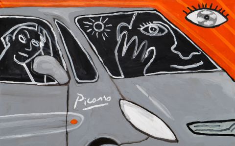 Poster: De Cesante a Mirón (Enrique Flores), Museo de Arte Contemporáneo (MAC), Nov 7