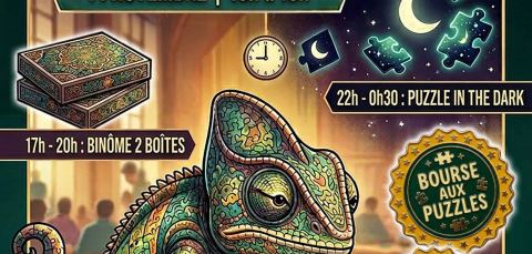 Affiche : Grand week end de puzzle, Stade du Clos Pretre, 14 nov.