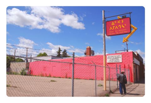 Poster: Joi T. Arcand: The Shape of Words, Carleton University Art Gallery, Sep 29