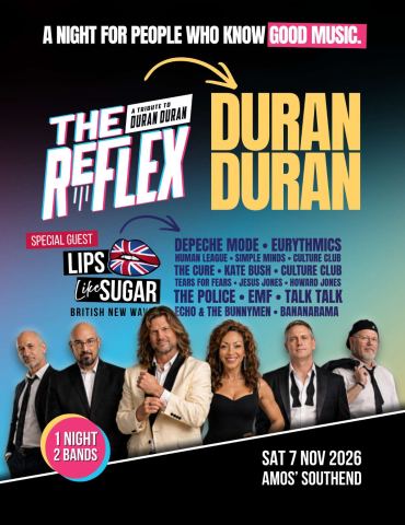 Poster: The Reflex, Amos' Southend, Nov 7