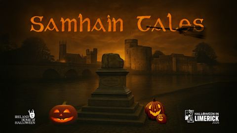 Poster: Samhain Tales Limerick, 2 Pery Square, Oct 31