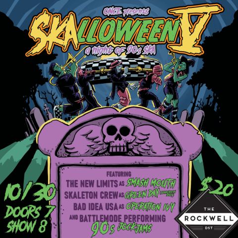 Poster: Skalloween + Haunt, The Rockwell, Oct 30