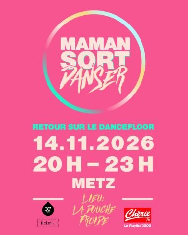 Poster: Maman sort danser, La Douche Froide, Nov 14