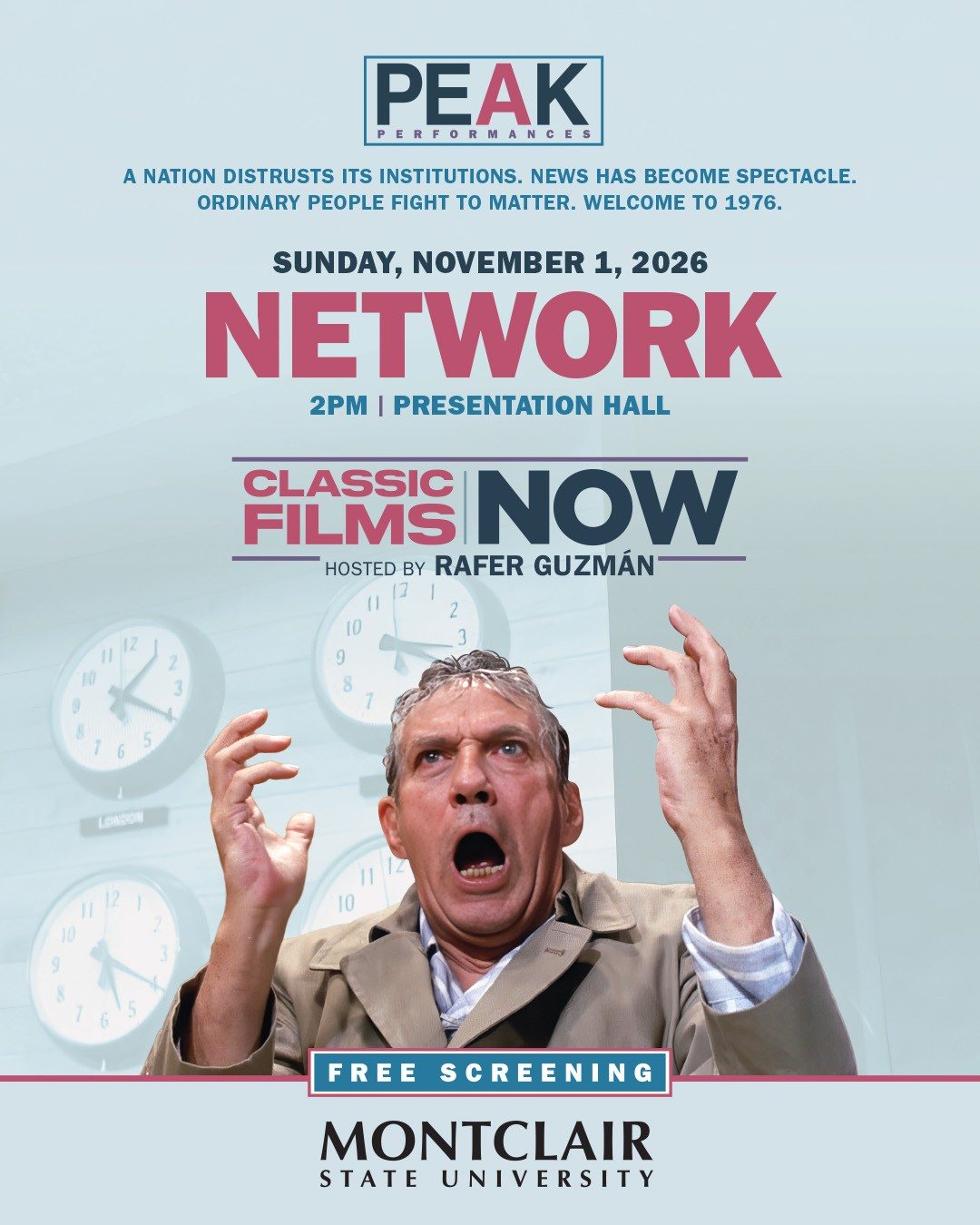 Poster: Classic Films Now: Network