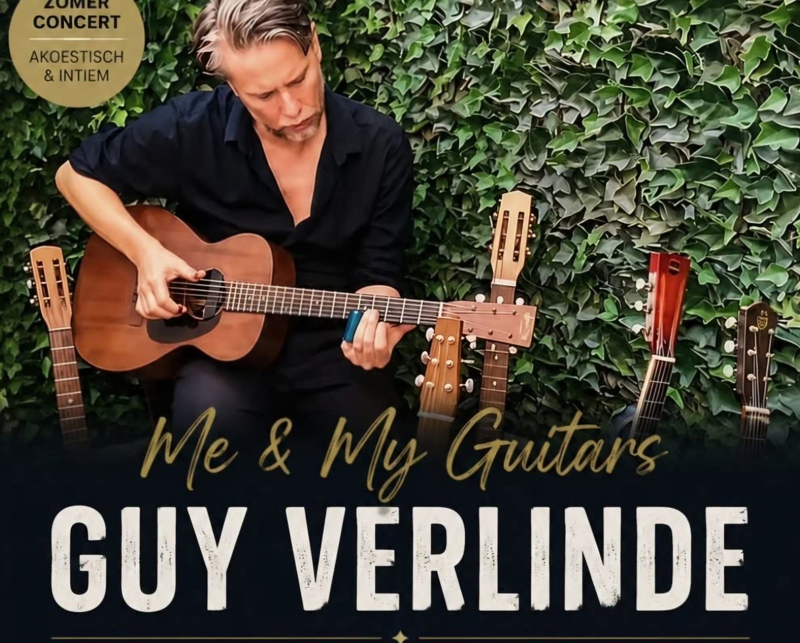 Plakat: GUY VERLINDE    Me & My Guitars