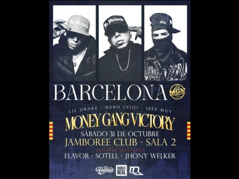 Poster: NERO LVIGI – MONEY GANG x VENENO POP UP, Jamboree, Oct 31