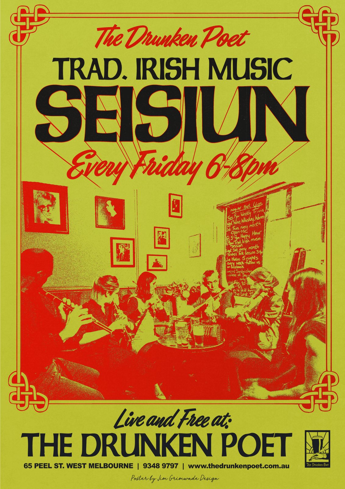 Poster: Traditional Irish Music Session