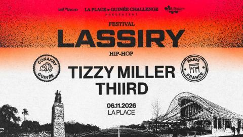 Poster: Thiird & Tizzy Miller · Festival Lassiry Hip Hop, La Place, Nov 6