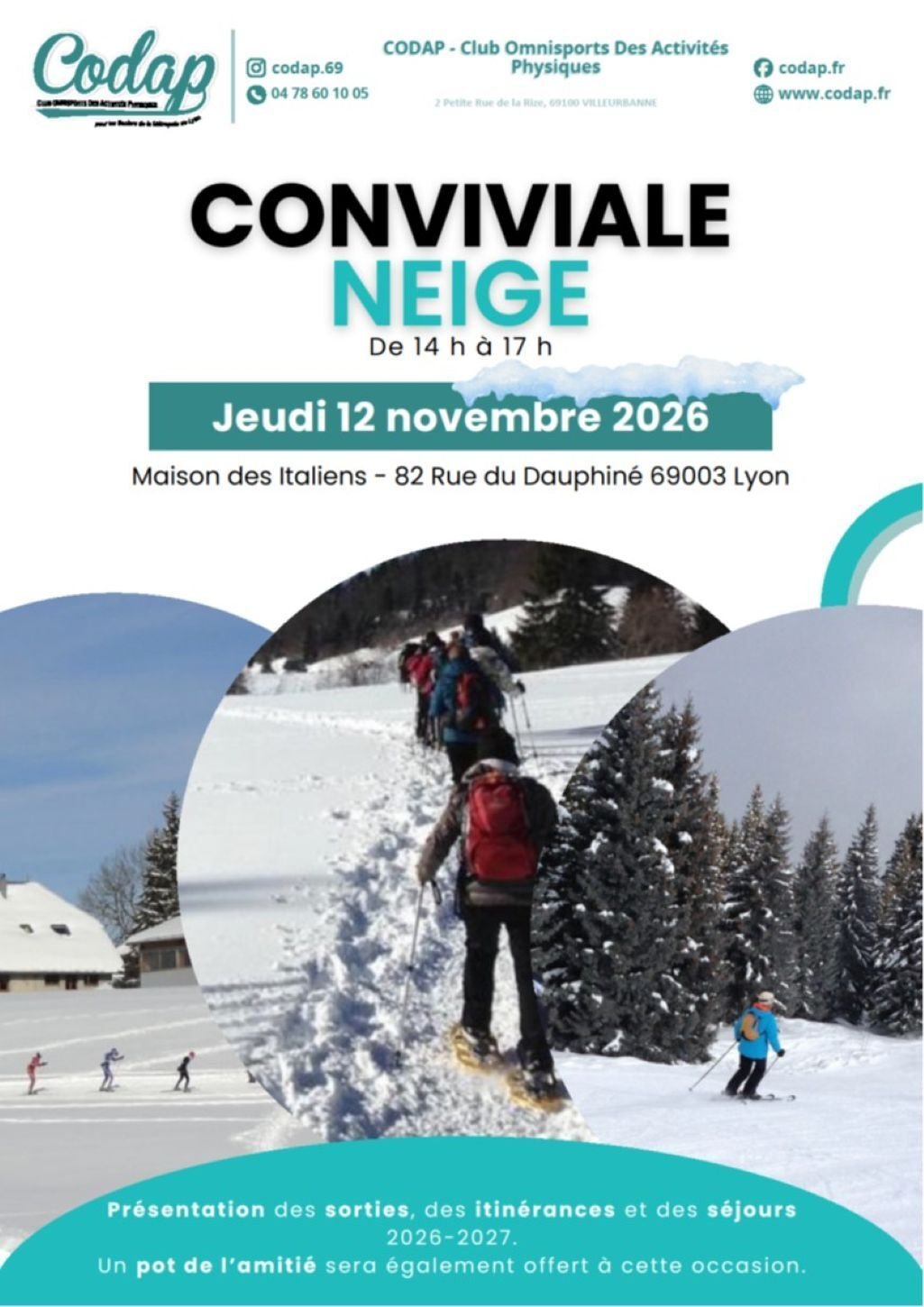 Affiche : Convivial NEIGE