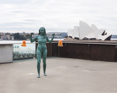 Poster: Nell, Holding Both, 2026 (Loti Smorgon Sculpture Terrace Commission), Museum of Contemporary Art Australia, Aug 26