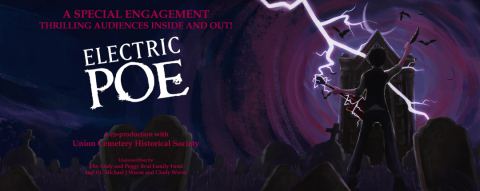 Poster: Electric Poe, The Coterie Theatre, Oct 14