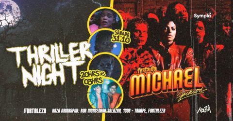 Poster: Festa do Michael Jackson em FORTALEZA - THRILLER NIGHT - Rua Monsenhor Salazar, 1306, KAZA Drink Pub, Oct 31