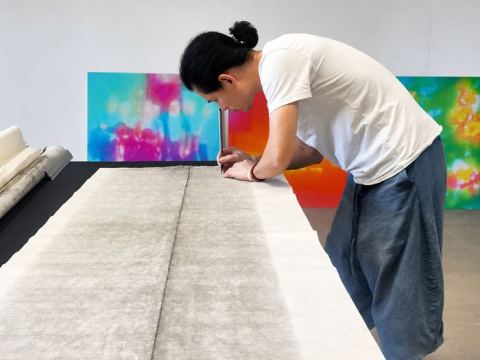 Affiche : Atelier calligraphie chinoise, La pouponnière, 29 oct.