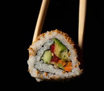 Cartel: Taller per a joves:'Sushi canalla (15 a 18 anys)', Centre Cívic Vil·la Florida, 6 nov