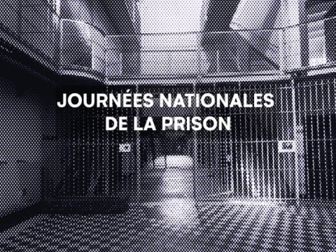 Affiche : Ouverture des journées nationales de la prison, Le Jacques Franck, 12 nov.