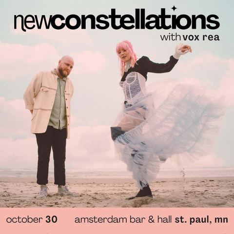 Poster: New Constellations, Amsterdam Bar & Hall, Oct 30