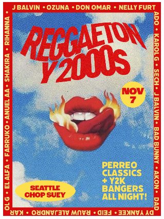 Poster: REGGAETON Y 2000s