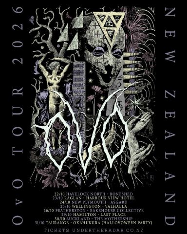 Poster: OvO (Italy) NZ Tour, Last Place, Oct 29