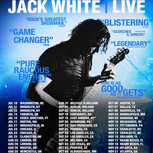 Poster: JACK WHITE LIVE 2026 @ The Armory, Armory, Nov 8