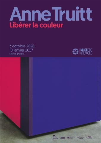 Poster: Anne Truitt. Libérer la couleur, Musée de Grenoble, Oct 3
