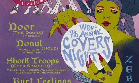 Poster: Annual WØM Halloween Cover Show to Benefit Selah, DJ Gia Bahm, Zebulon, Oct 31