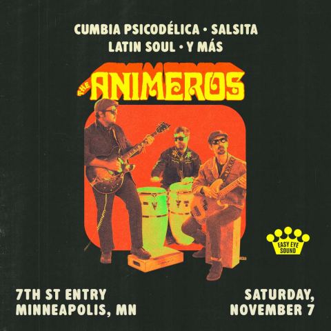 Poster: The Animeros, 7th St Entry, Nov 7