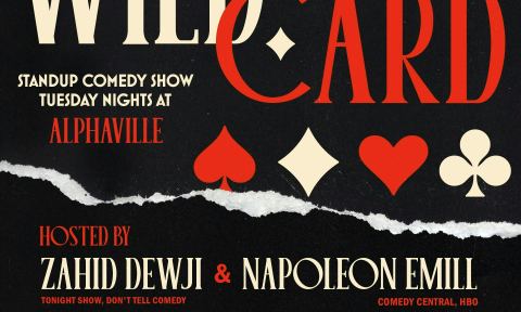 Poster: Wild Card Comedy Free Every Tuesday, Alphaville, Oct 27