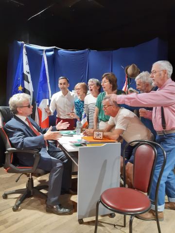 Affiche : Mal de Maires, Salle du collège Georges Brassens, 7 nov.