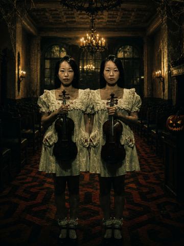 Poster: Live in the Lounge: Witches' Chamber of Sirens featuring Nathan Wang and Saltando Strings, Wilshire Ebell Theatre, Oct 28