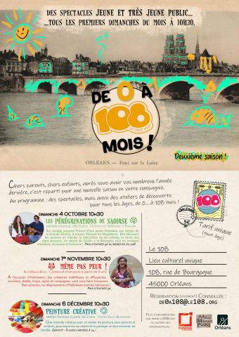 Affiche : De 0 à 108 mois : Même pas peur !, Le 108, 1 nov.