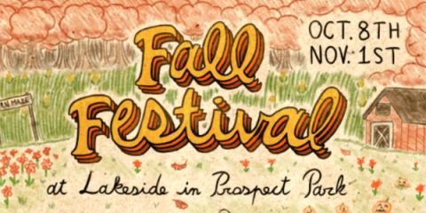 Poster: Fall Festival at Lakeside, Prospect Park (Prospect Park Alliance), Oct 31