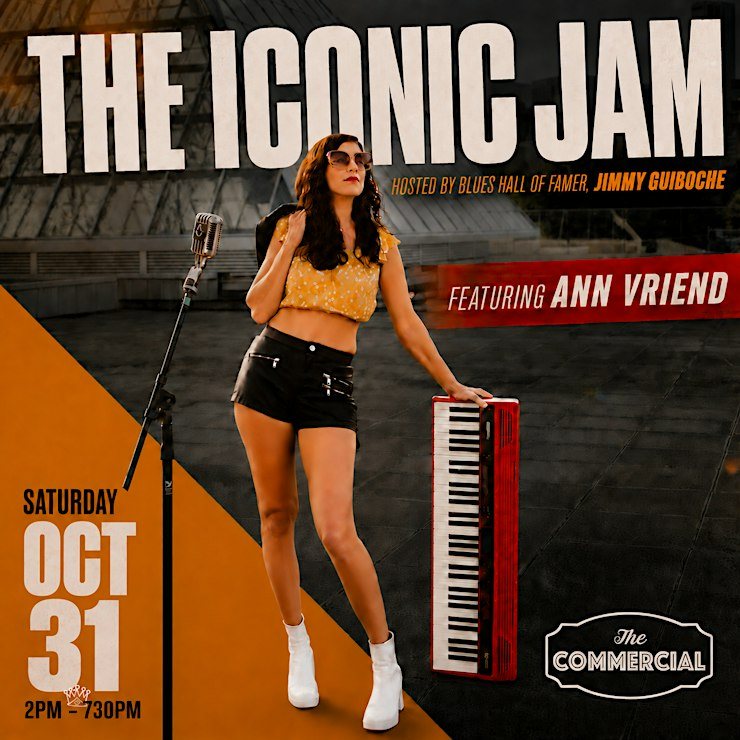 Poster: THE ICONIC JAM - FEAT. ANN VRIEND