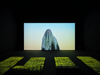 Plakat: Saodat Ismailova: Amanat – As We Sleep, Kunsthalle Bern, 11. Sept.
