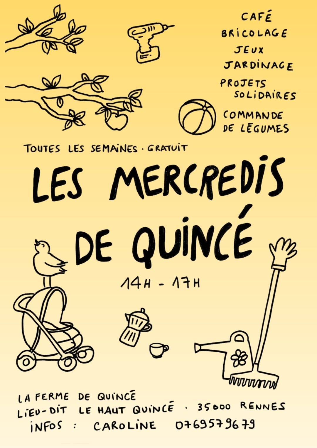 Affiche : Les mercredis de Quincé