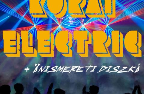 Plakát: Korai Electric + Önismereti Diszkó, Gödör Klub, nov. 6.