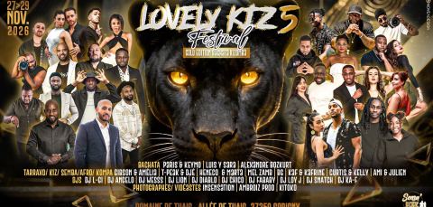 Affiche : LOVELY KIZ GOLD EDITION - KIZOMBA & BACHATA, Domaine de Thais, 27 nov.