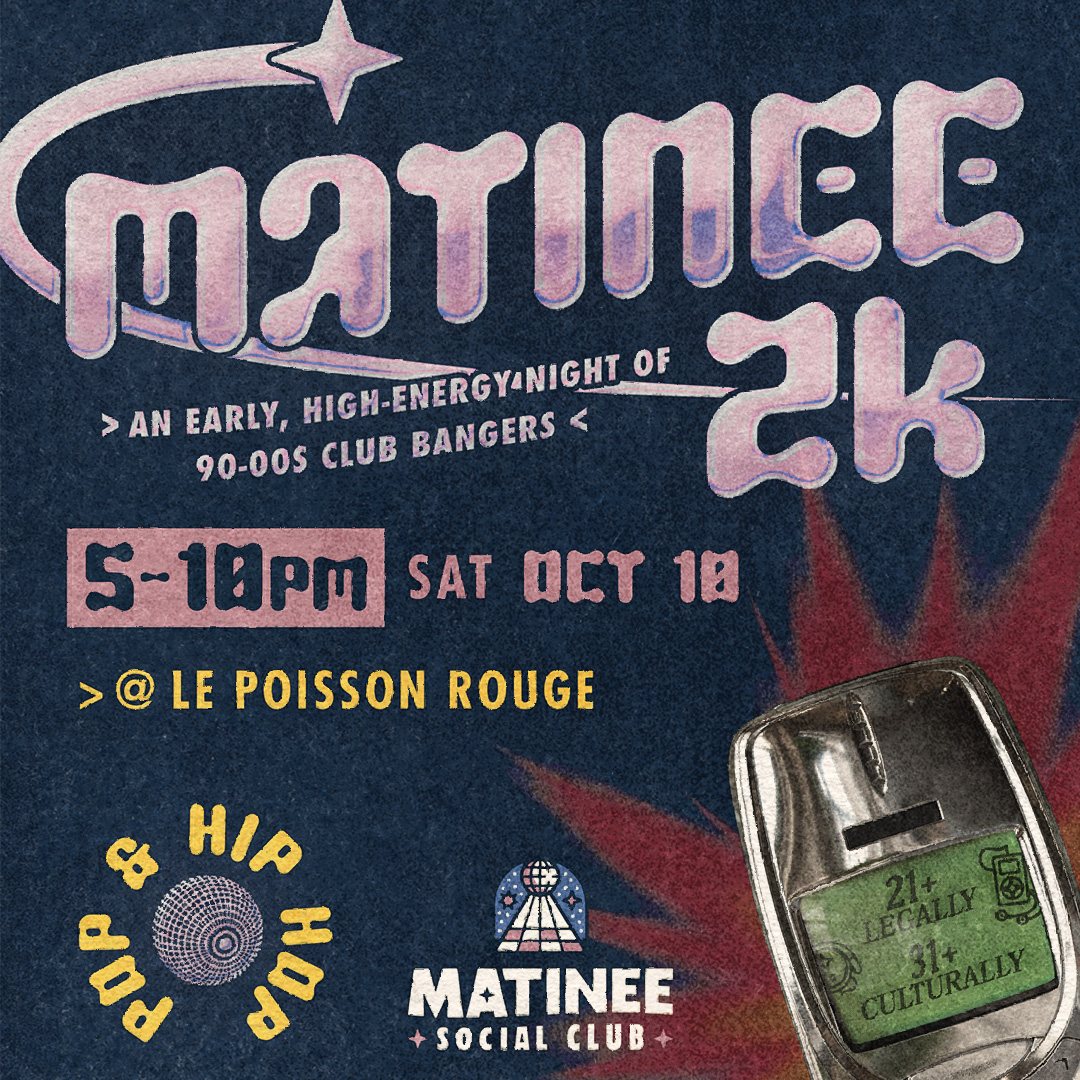 Poster: Matinee Social Club: Matinee 2K