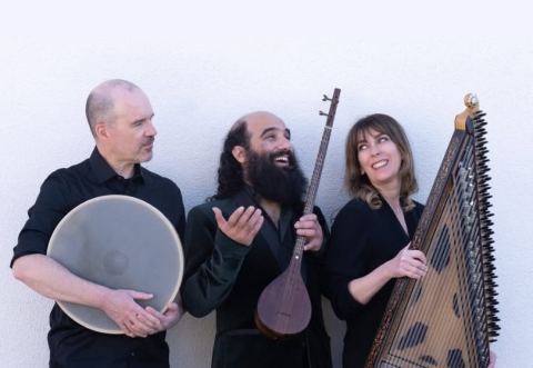 Plakat: Kayhan Kalhor & Kiya Tabassian - Voices of Eternity, b. d. Johanniskirche 22, 19. Nov.