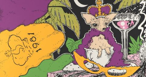 Poster: Bunny Matthews: His Life, Art, and Obsessions, The Historic New Orleans Collection, Sep 18