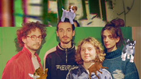 Poster: nit and dogs + [Na], Le Petit Faucheux, Nov 6